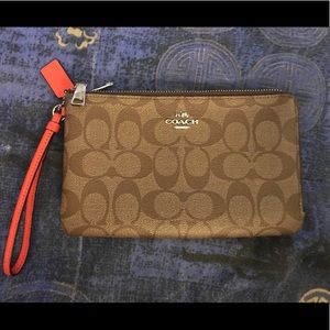 Signature Coach Wristlet